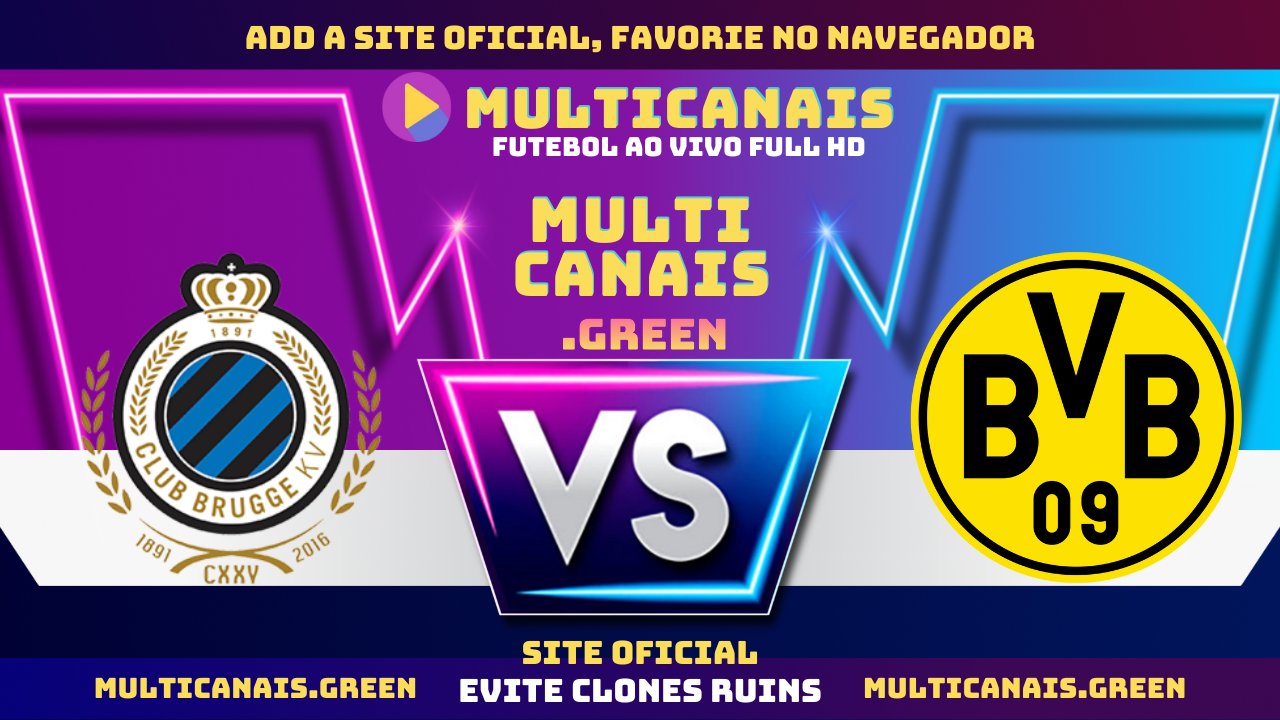 Assistir Club Brugge KV x Borussia Dortmund ao vivo Grátis 18/09/2024